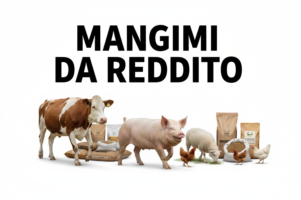 Mangimi per animali da reddito