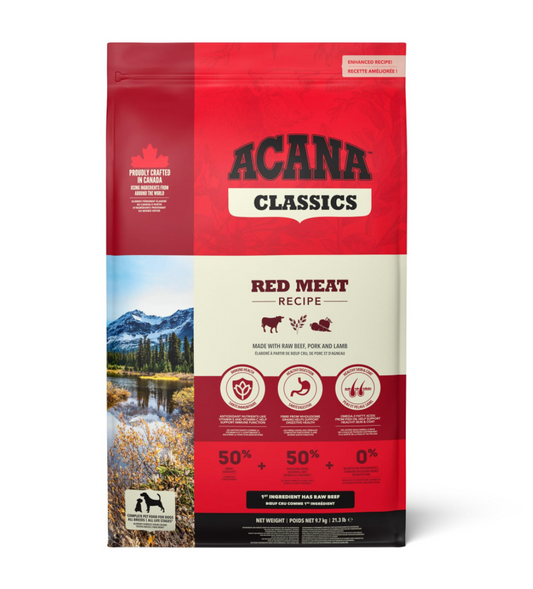 acana dog classic new red meat 9,7kg