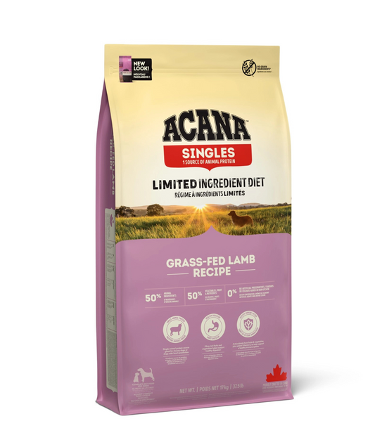 acana singles grass fed lamb peso 11,4kg