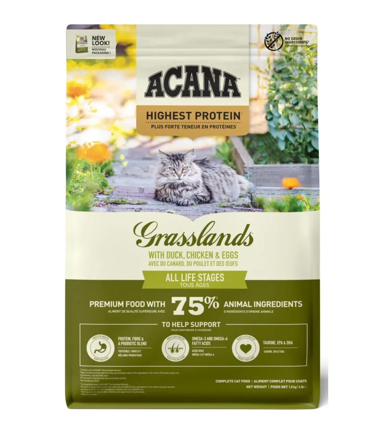acana cat highest protein grasslands 1,8kg